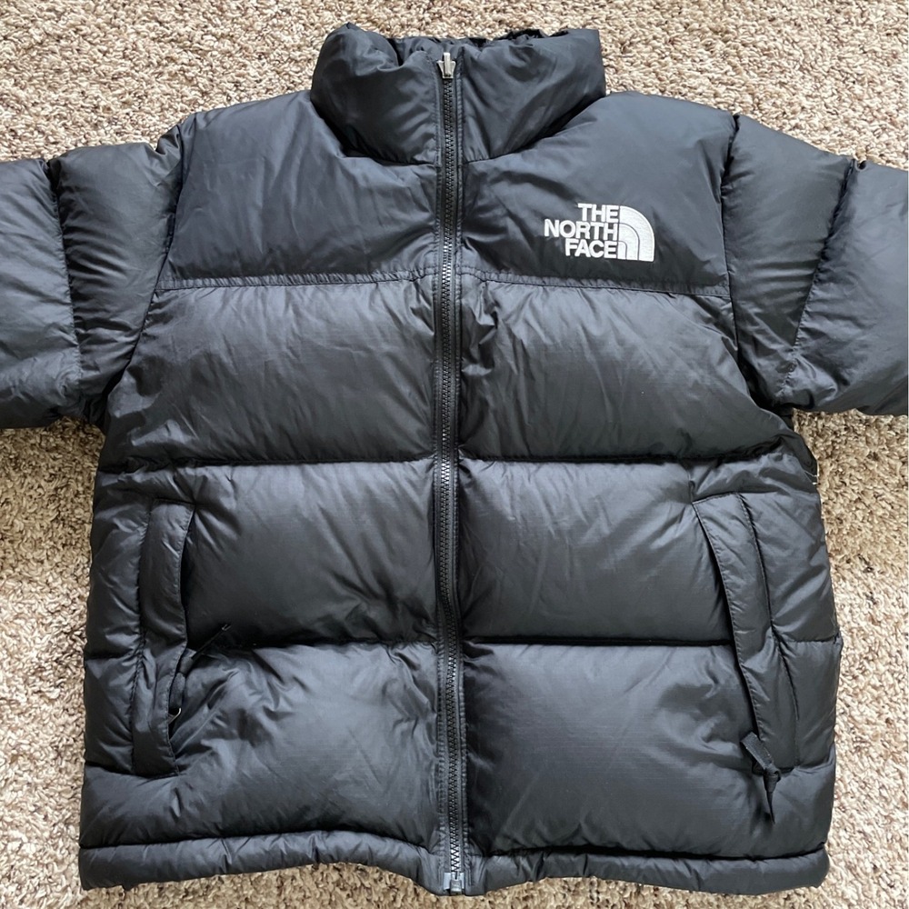 The North Face 700 Womens Black Down Puffer Jacket Ripstop Full Zip Medium M - Picture 5 of 16